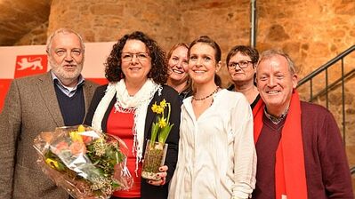 Gruppenbild nach der Nominierung der Landtagskandidatinnen für den Wahlkreis Leonberg/Herrenberg