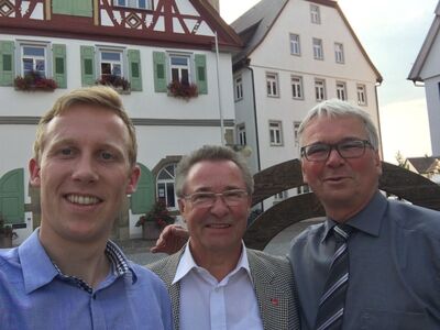 Jan Hambach, Reinhard Händel, Thomas Mauch (Fraktionsvorsitzender)