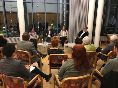 v.l.n.r.: Edith Dahl, Marco Lang, Jasmina Hostert, Brigitte Schäfer