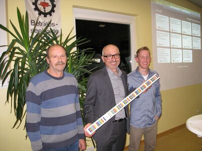 (v.l.n.r.) Jürgen Grahl, Peter Simon, Jan Hambach